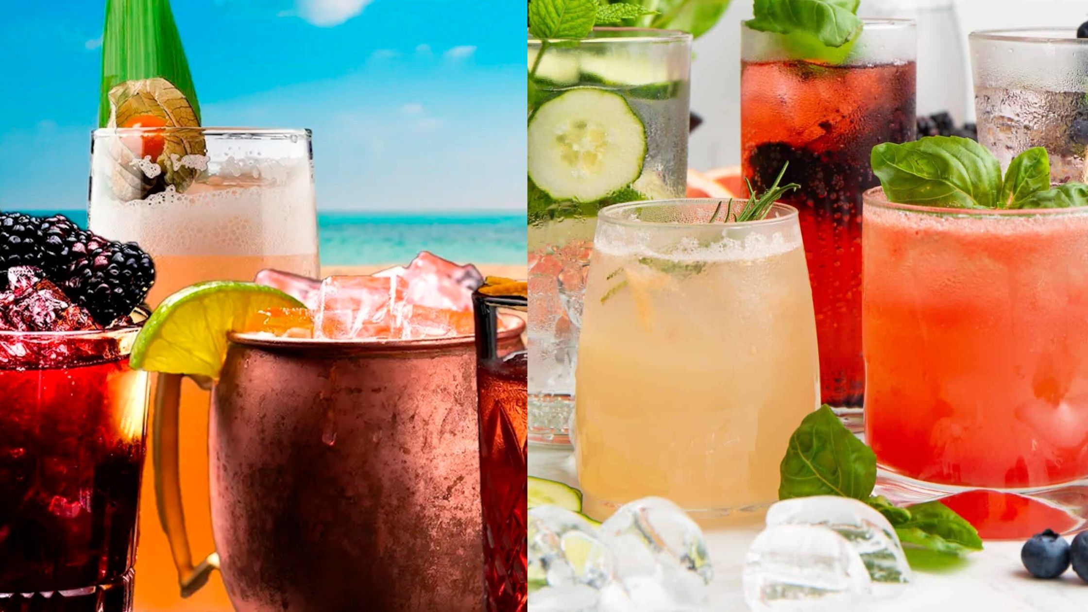 alcoholic vs non-alcoholic drinks